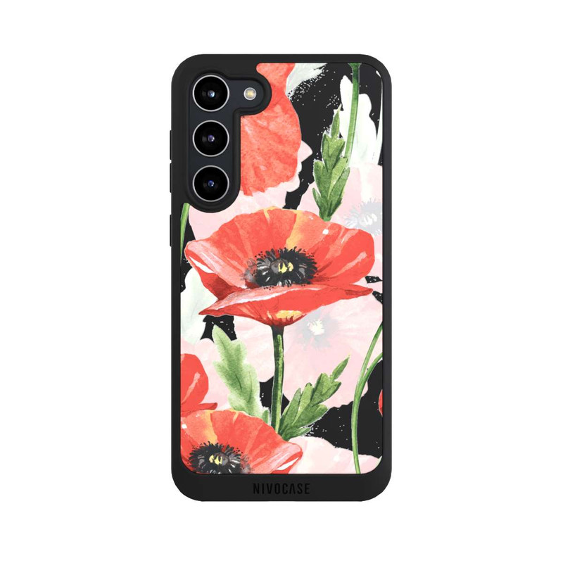 Galaxy S23 + NIVOpure Üppige Mohnblüten Wiese