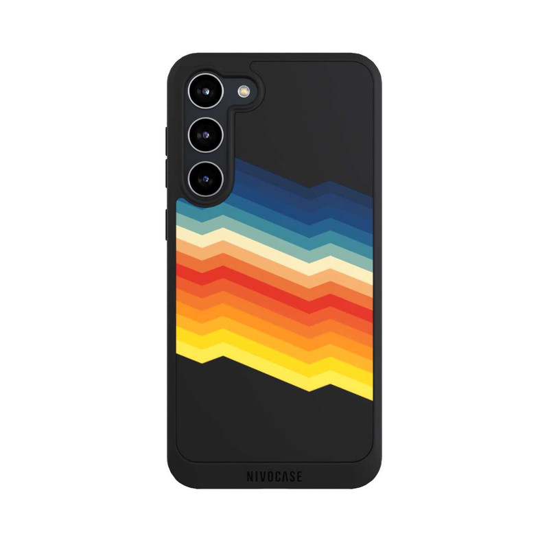 Galaxy S23 + NIVOpure Abstrakter Regenbogen