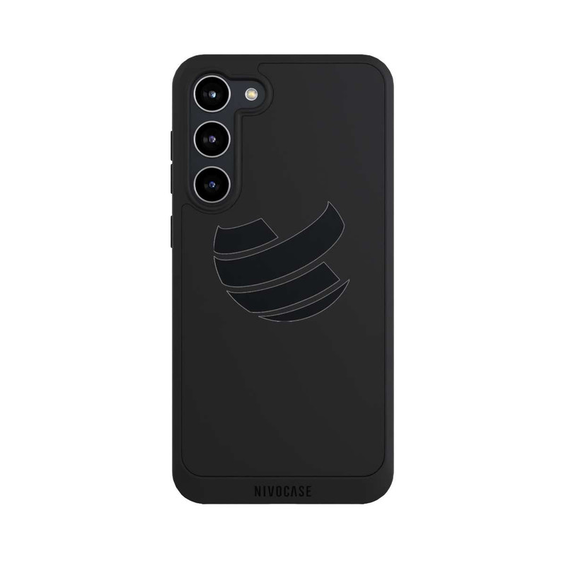 Galaxy S23 + NIVOpure Icon Schwarz Transparent