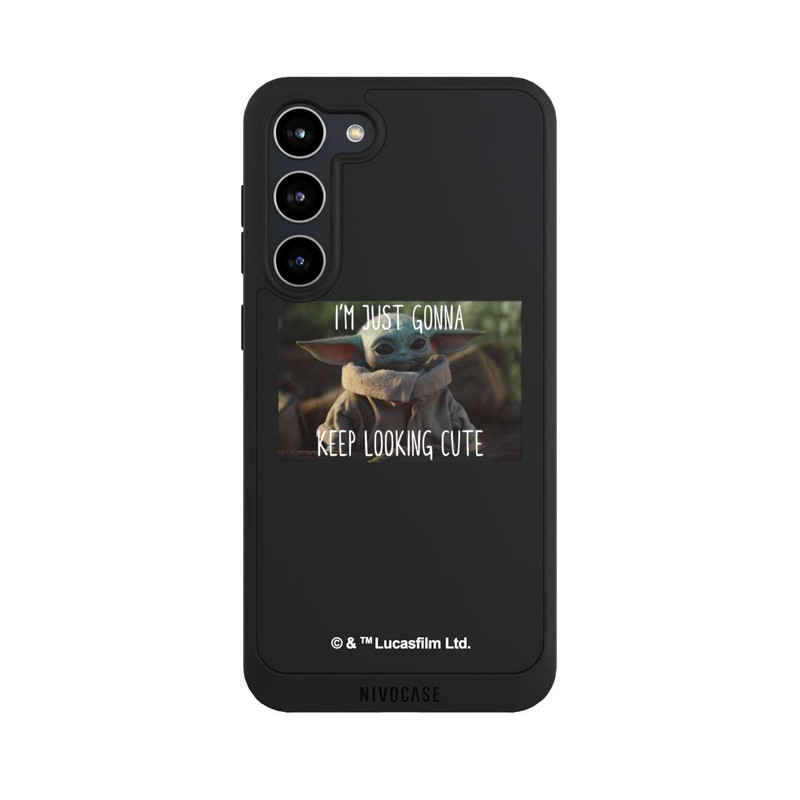 Galaxy S23 + NIVOpure Star Wars The Child Cute Transparent