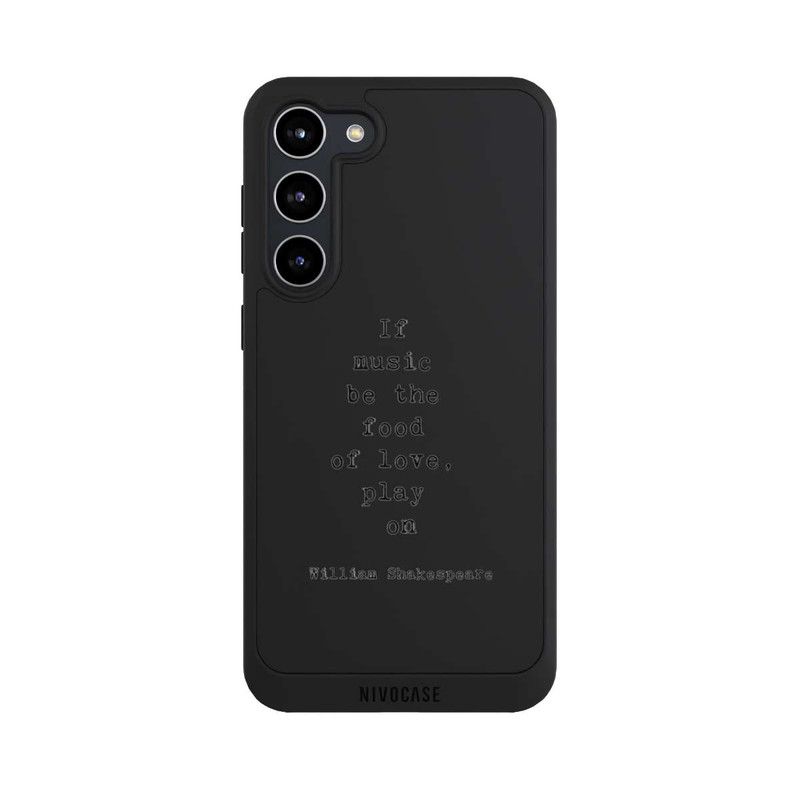 Galaxy S23 + NIVOpure Shakespeare Music Food Transparent