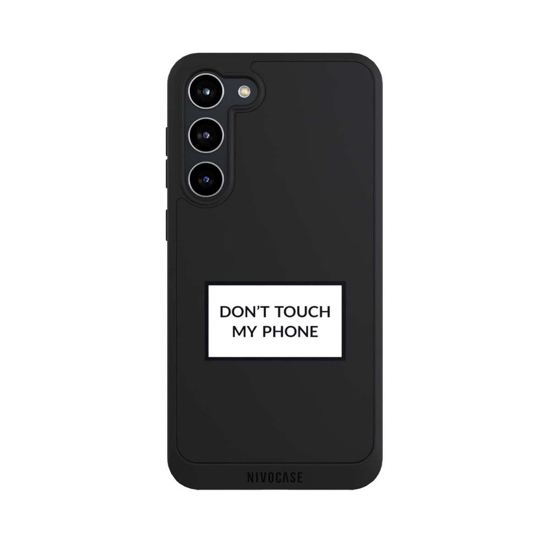 Galaxy S23 + NIVOpure Do Not Touch My Phone Transparent