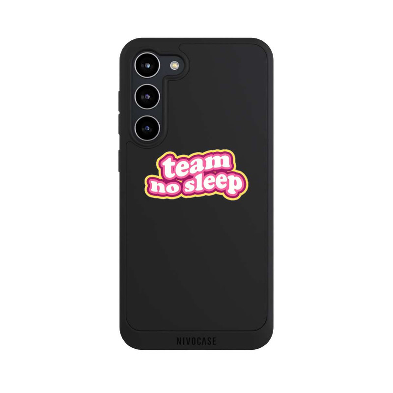 Galaxy S23 + NIVOpure Team No Sleep 70s Transparent