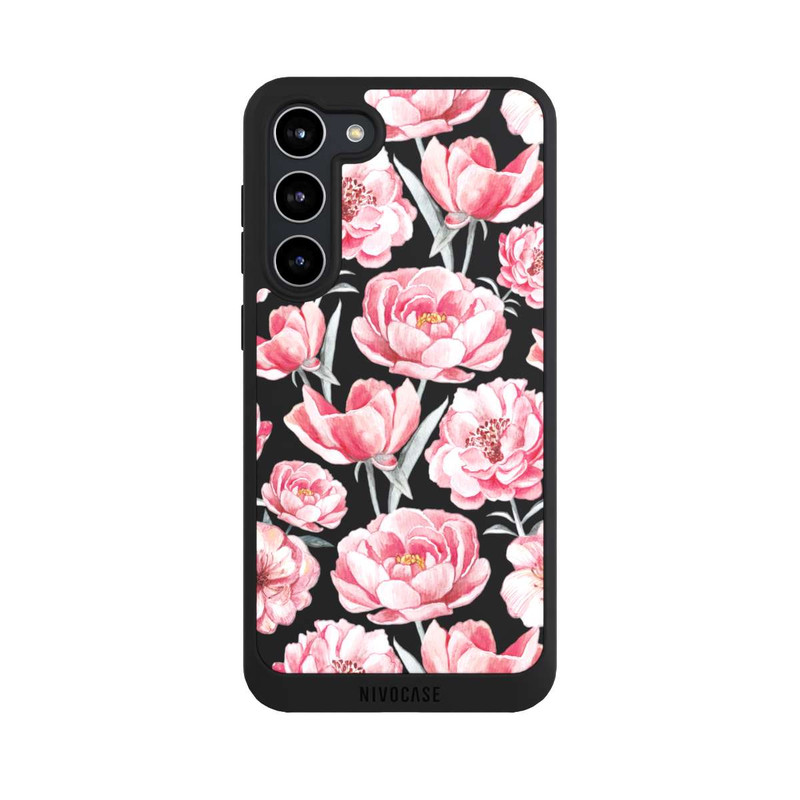 Galaxy S23 + NIVOpure Rosa Pfingstrosen