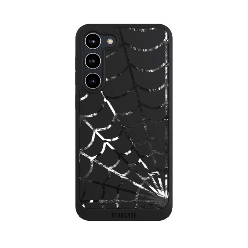 Galaxy S23 + NIVOpure Texturiertes Spinnennetz