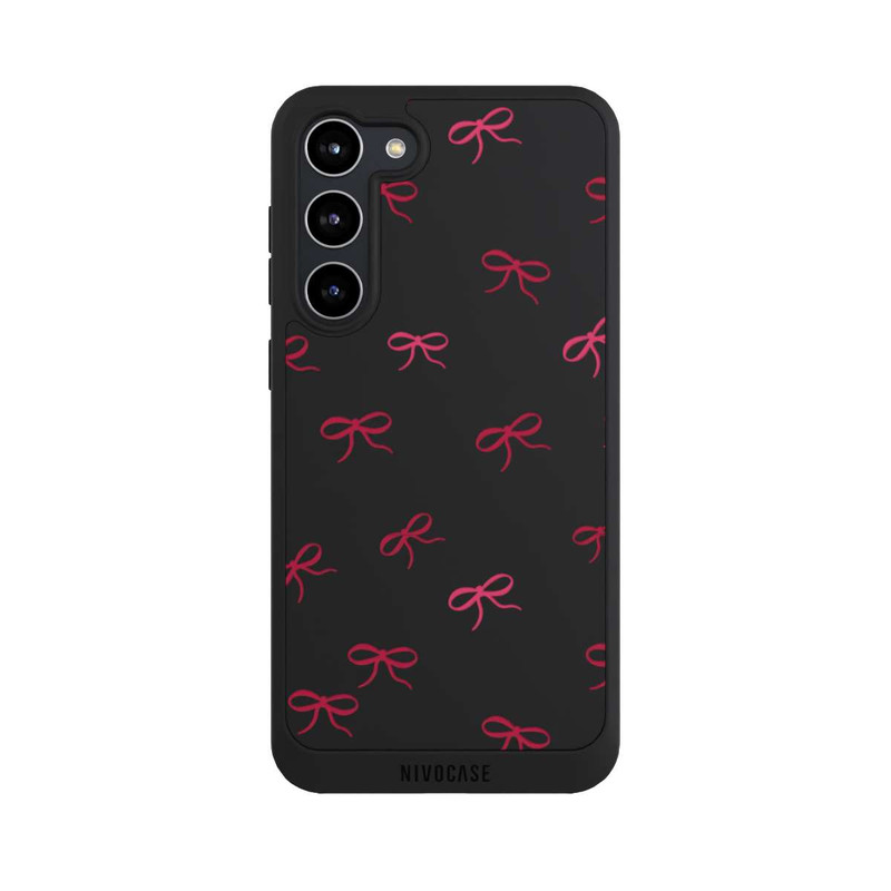 Galaxy S23 + NIVOpure Schleifen Muster Rot