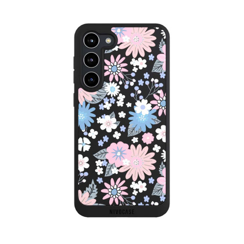 Samsung Galaxy S23+ NIVOpure Wildflower Pattern Illustration Pastell Transparent