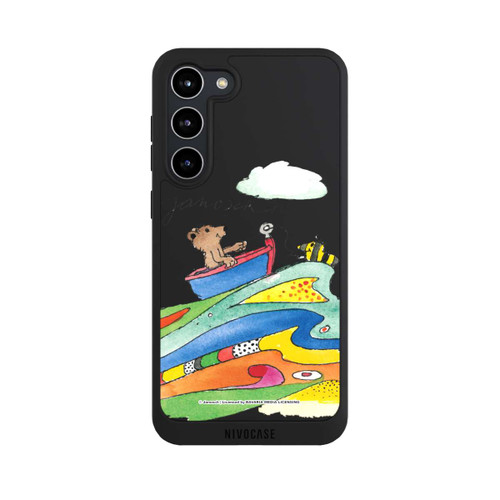 Samsung Galaxy S23+ NIVOpure Bär und Tigerente Boot Transparent