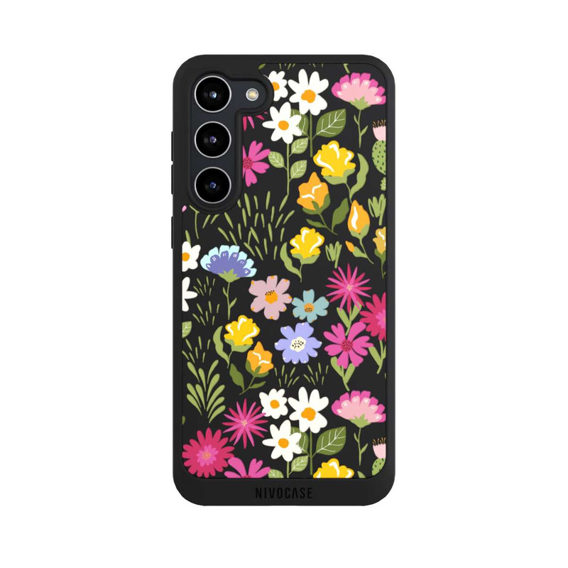 Galaxy S23 + NIVOpure Bunte Sommerblumen Transparent
