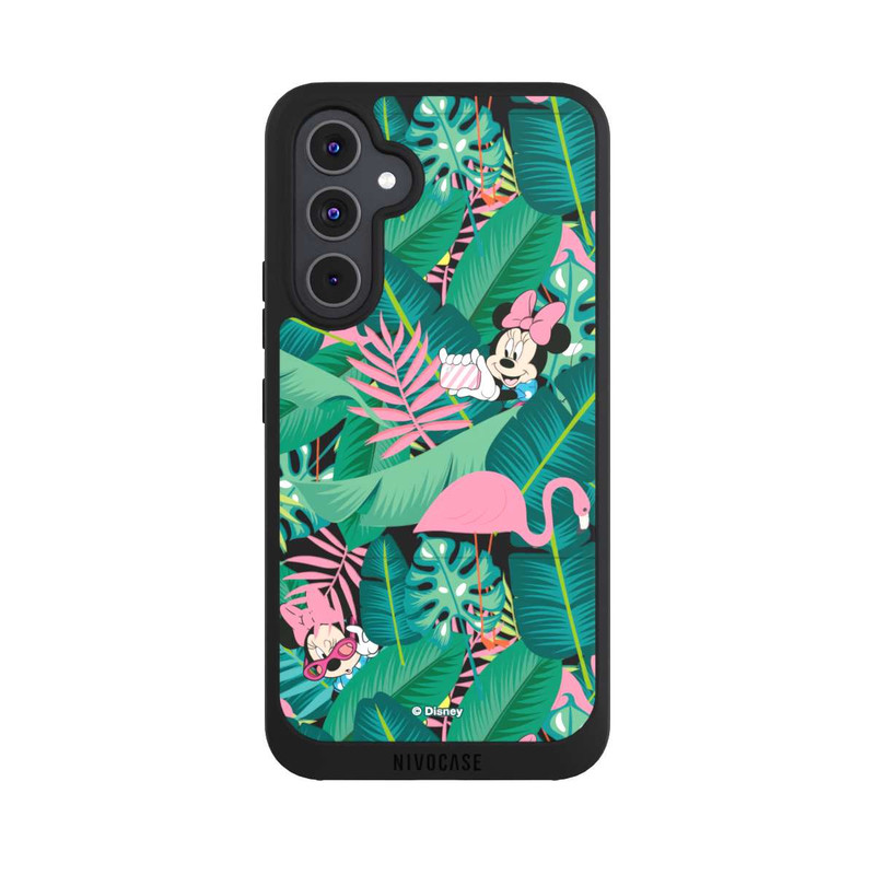 Galaxy A54 5G NIVOpure Minnie Summer Palmblätter ohne Hintergrund