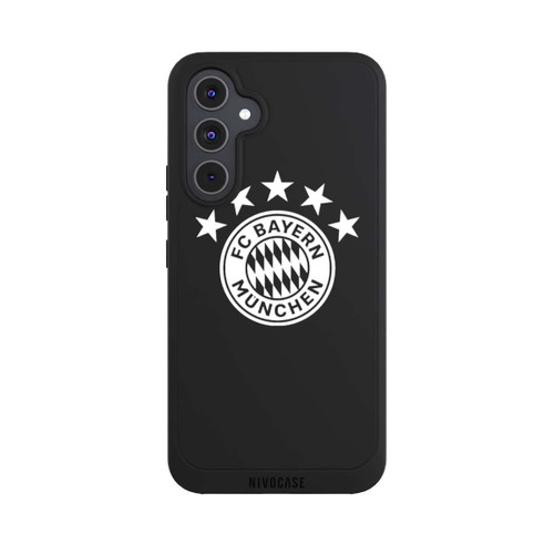 Samsung Galaxy A54 5G NIVOpure FCB Logo einfarbig mit Sternen - ohne Hintergrund