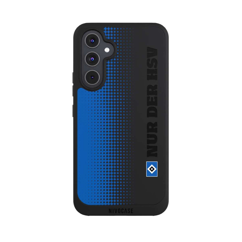 Galaxy A54 5G NIVOpure Nur der HSV - Trame losange bleue - sans fond