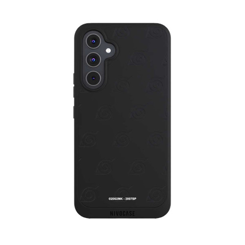 Samsung Galaxy A54 5G NIVOpure Black Konoha Pattern Transparant