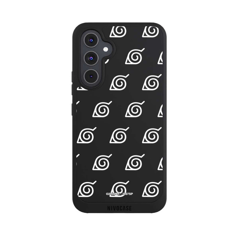 Galaxy A54 5G NIVOpure Weißes Konoha-Muster Transparent