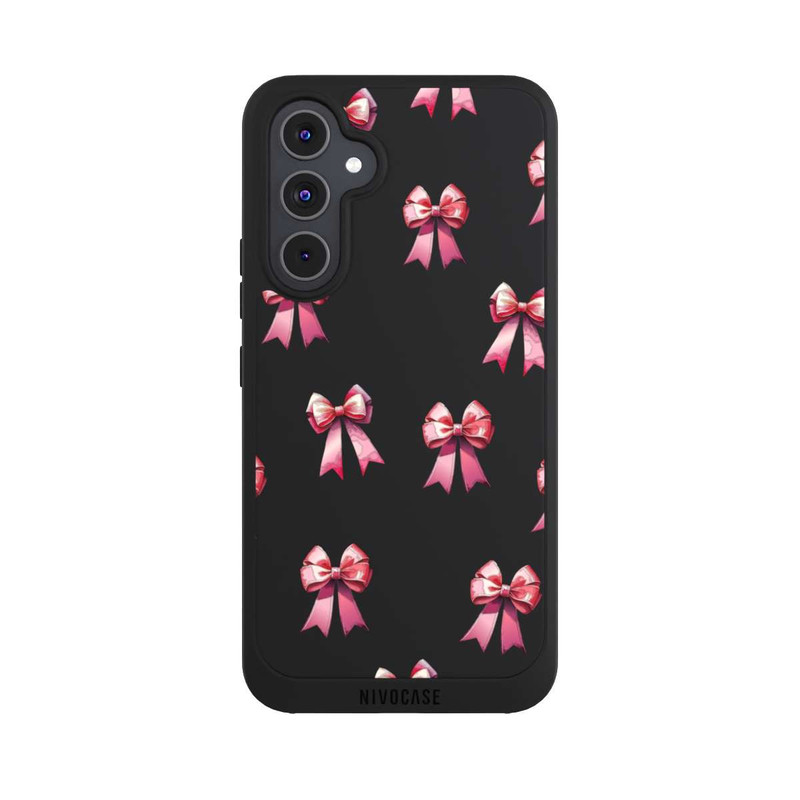 Galaxy A54 5G NIVOpure Schleifen Muster Aquarell Pink