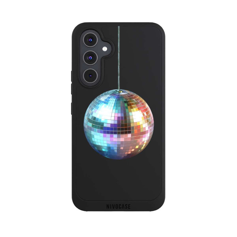 Galaxy A54 5G NIVOpure Discokugel Party Blau Gold Transparent mit KI