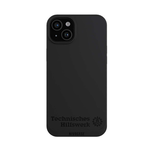 Apple iPhone 15 Plus NIVOpure Technisches Hilfswerk Logo