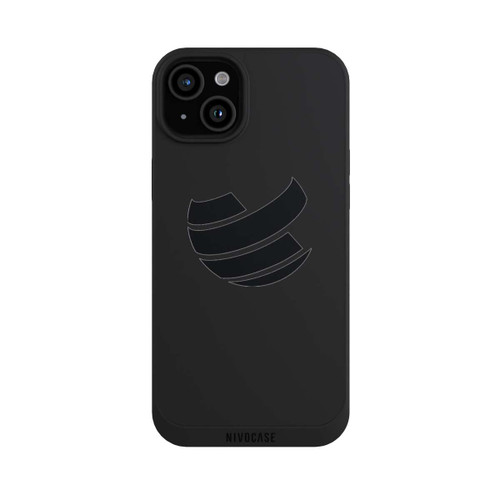 Apple iPhone 15 Plus NIVOpure Icon Schwarz Transparent