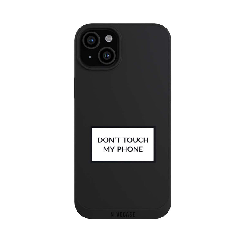 iPhone 15 Plus NIVOpure Do Not Touch My Phone Transparent