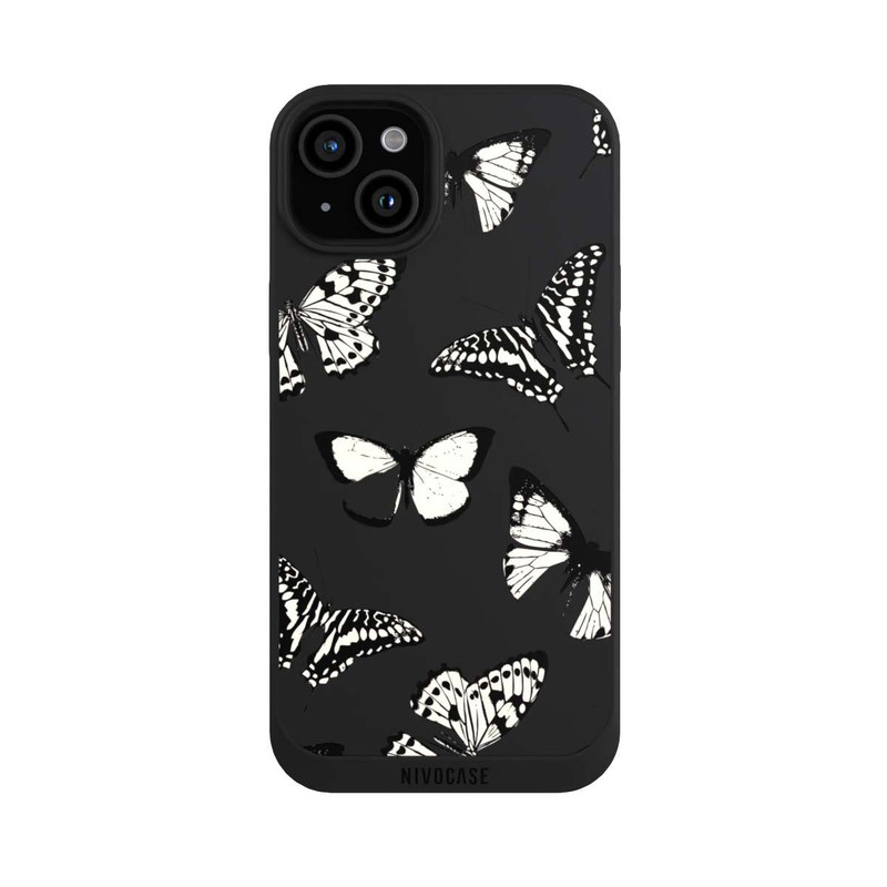iPhone 15 Plus NIVOpure Papillons minimalistes