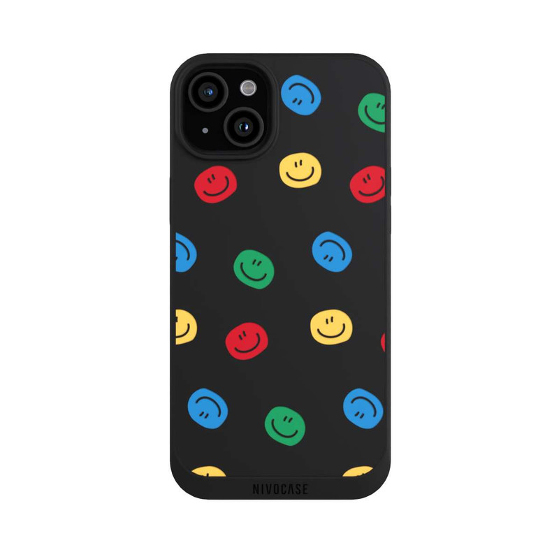 iPhone 15 Plus NIVOpure Smile Pattern Colorful