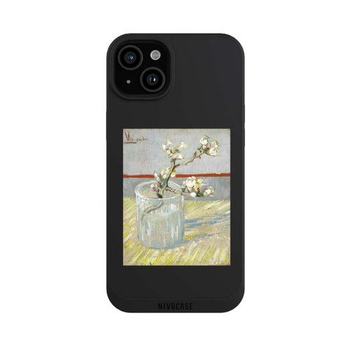 Apple iPhone 15 Plus NIVOpure Branche d'amandier en fleurs dans un verre de Vincent van Gogh