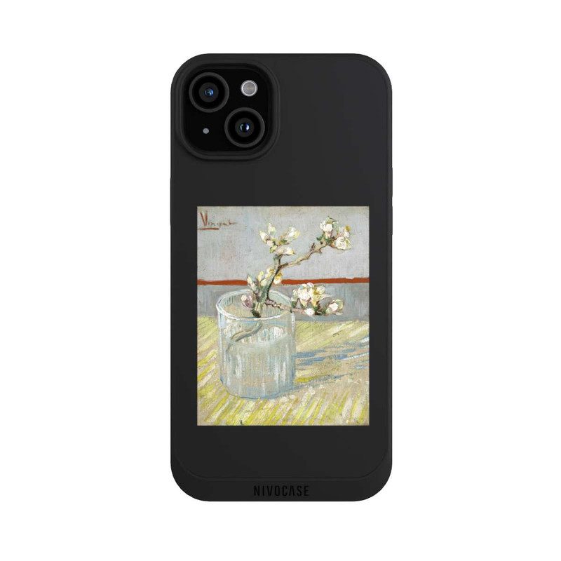 iPhone 15 Plus NIVOpure Blossoming Almond Branch in a Glass by Vincent van Gogh