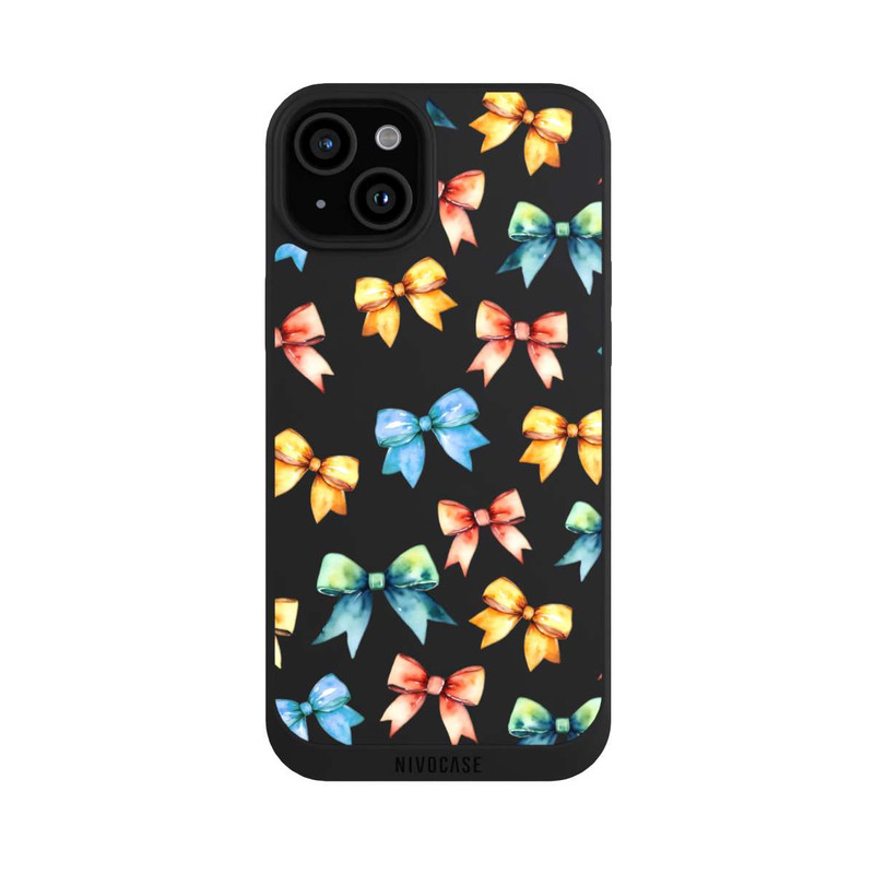 iPhone 15 Plus NIVOpure Rainbow Bows Transparent