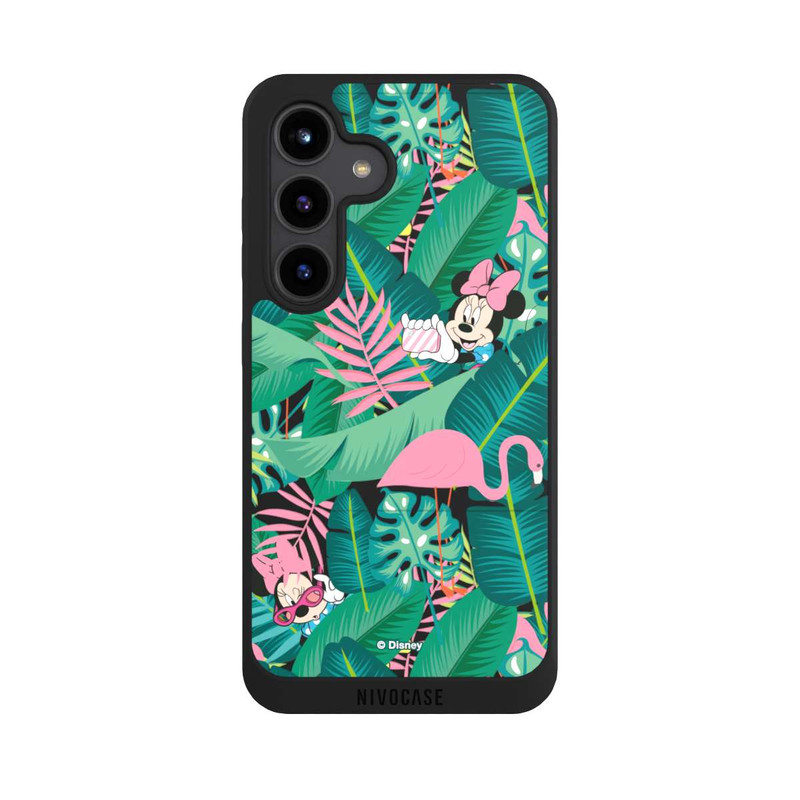 Galaxy S24 NIVOpure Minnie Summer Palmblätter ohne Hintergrund