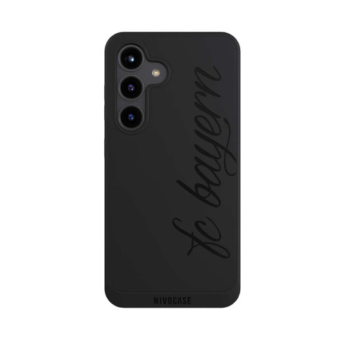 Samsung Galaxy S24 NIVOpure Schwarzes FCB Girlmotiv - ohne Hintergrund