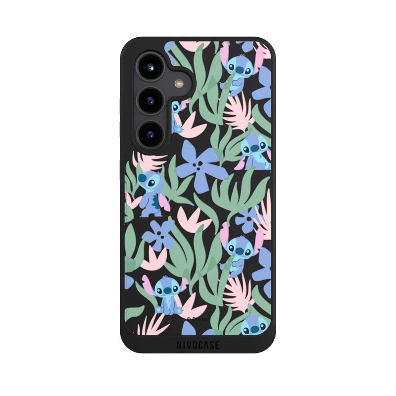 Galaxy S24 NIVOpure Floral Pattern Stitch Transparent
