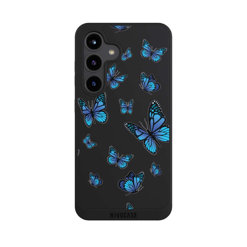 Galaxy S24 NIVOpure Schmetterlingmuster Transparent