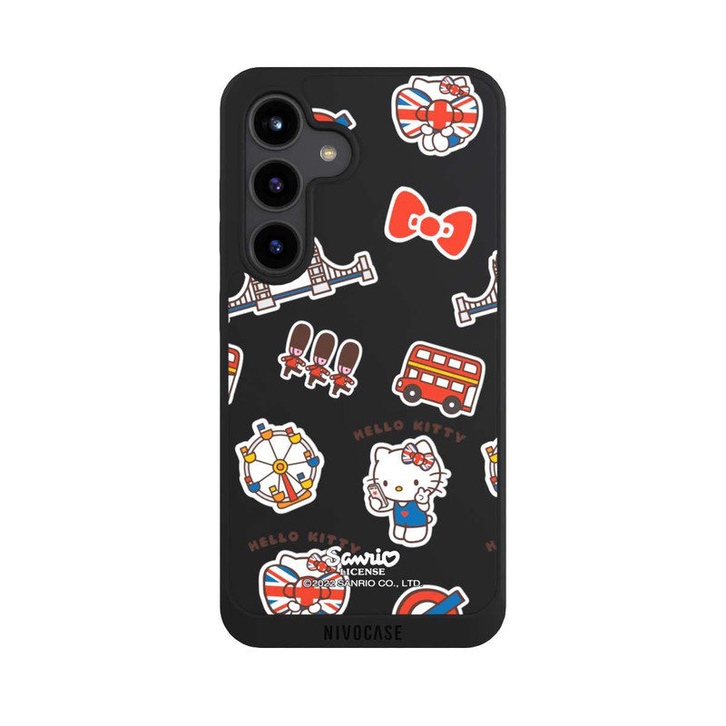 Galaxy S24 NIVOpure Hello Kitty Londoner Abzeichen Transparent