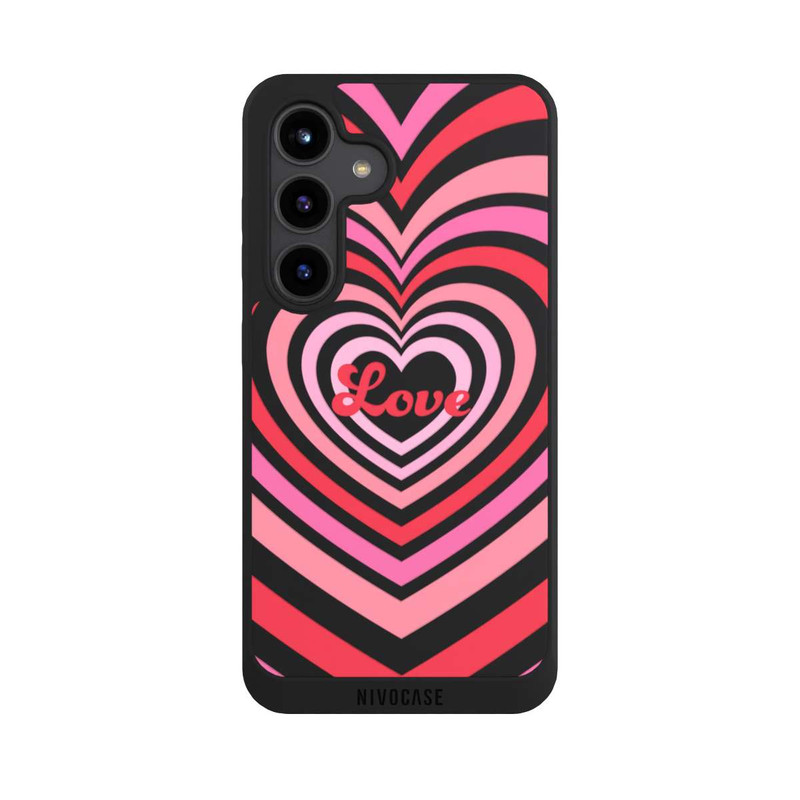 Galaxy S24 NIVOpure Amour, nuances rouges