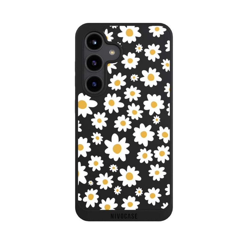 Galaxy S24 NIVOpure Daisy Flower Seamless Pattern Transparent