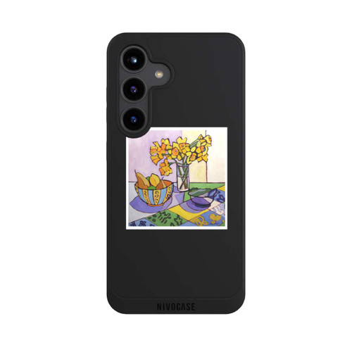 Samsung Galaxy S24 NIVOpure Daffodil Patchwork, 2023, by Catherine J Martzloff