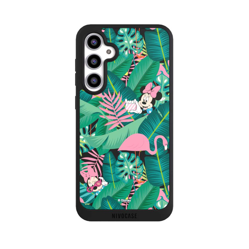 Galaxy S23 FE NIVOpure Minnie Summer Palmblätter ohne Hintergrund