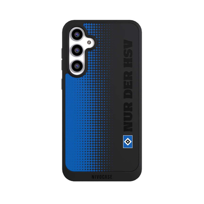 Galaxy S23 FE NIVOpure Nur der HSV - Trame losange bleue - sans fond