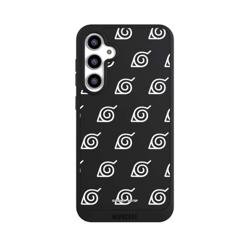 Samsung Galaxy S23 FE NIVOpure white Konoha-Pattern Transparent