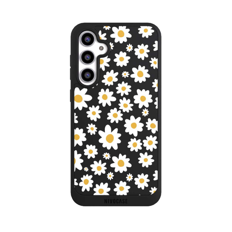 Galaxy S23 FE NIVOpure Daisy Flower Seamless Pattern Transparent