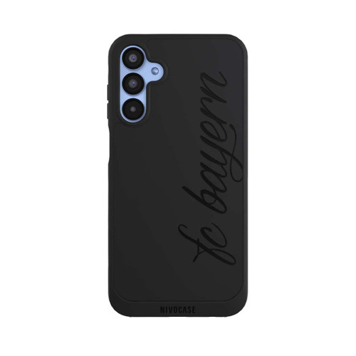 Samsung Galaxy A15 5G NIVOpure Schwarzes FCB Girlmotiv - ohne Hintergrund