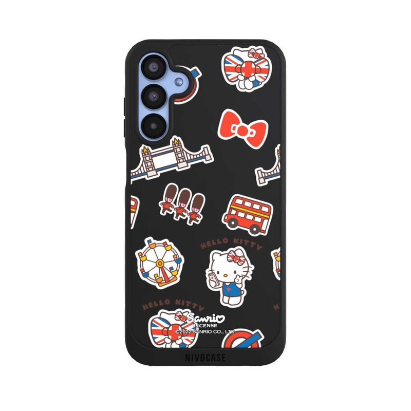 Galaxy A15 5G NIVOpure Hello Kitty Londoner Abzeichen Transparent