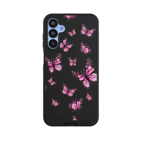 Samsung Galaxy A15 5G NIVOpure Schmetterlinge pink