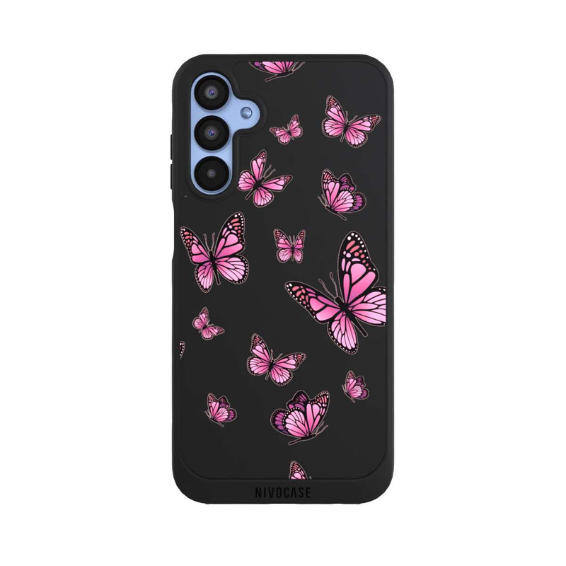 Galaxy A15 5G NIVOpure Papillons roses sans Fond