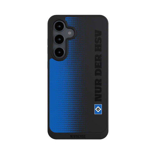 Samsung Galaxy S24 FE 5G NIVOpure Nur der HSV - Rautenraster Blau - ohne Hintergrund