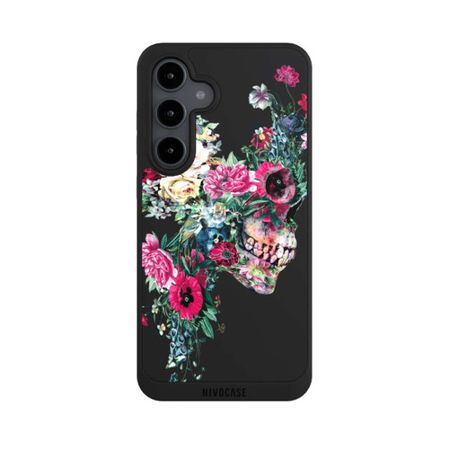 Samsung Galaxy S24 FE 5G NIVOpure Flower Skull transparent
