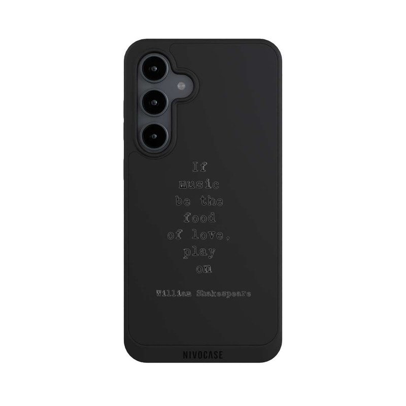Galaxy S24 FE NIVOpure Shakespeare Music Food Transparent