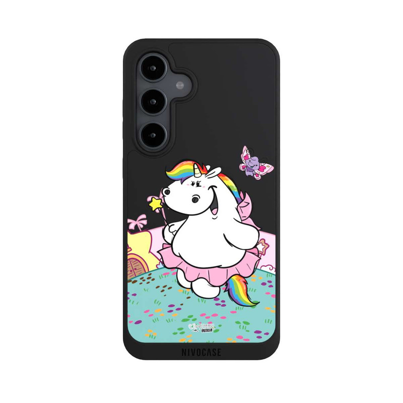 Galaxy S24 FE NIVOpure Glitter glimmer city Transparent