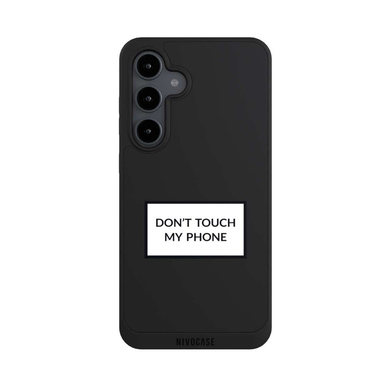 Galaxy S24 FE NIVOpure Do Not Touch My Phone Transparent