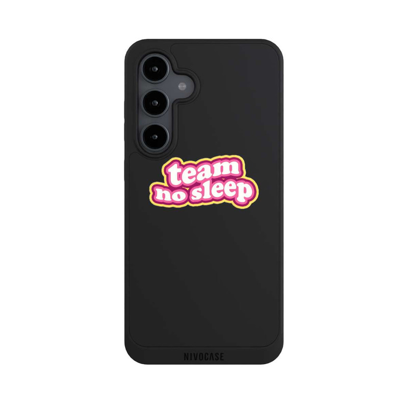 Galaxy S24 FE NIVOpure Team No Sleep 70s Transparent